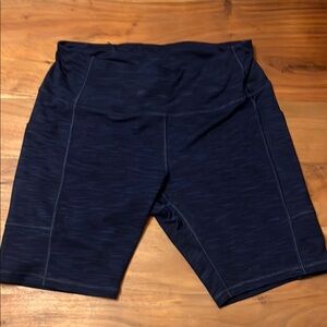 Navy Blue Athletic Shorts